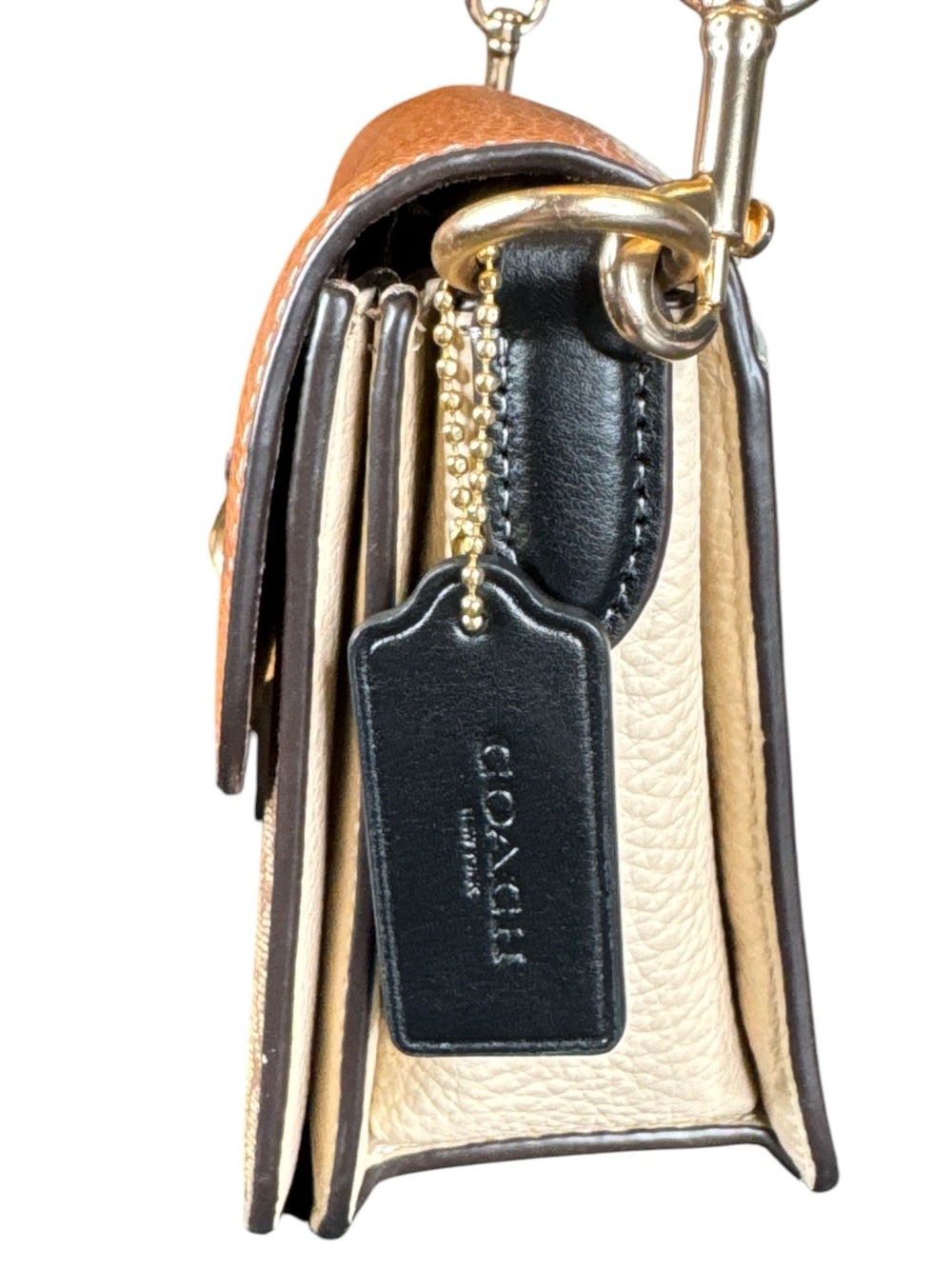 COACH Morgan Shoulder Bag in Colorblock Signature Canvas - Picture 7 of 11